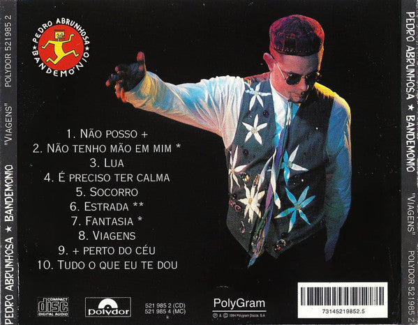 CD Pedro Abrunhosa ★ Bandemónio* – Viagens - USADO