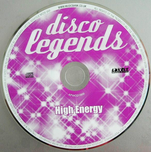 CD Various – Disco Legends - High Energy - NOVO