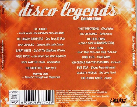 CD Various – Disco Legends - Celebration - NOVO