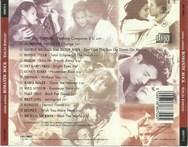 CD Various – Romantic Rock - Edição Especial - USADO