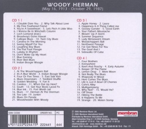 CD Woody Herman - Saving Myself For You 4xCD, Comp, RM - NOVO