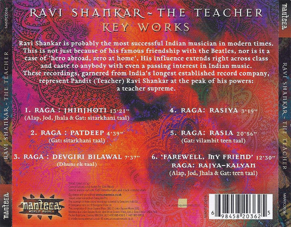 CD Ravi Shankar – The Teacher - USADO