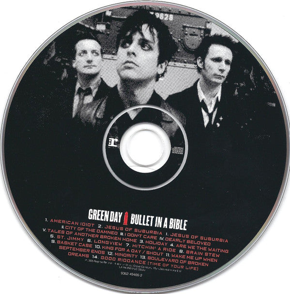 CD + DVD Green Day ‎– Bullet In A Bible Digipack - USADO