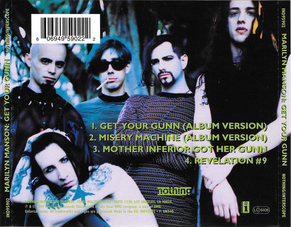 CD Marilyn Manson – Get Your Gunn - USADO