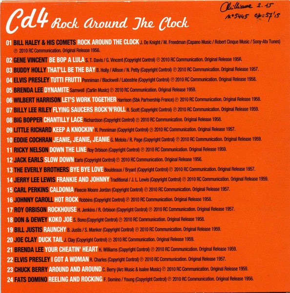 CD Various ‎– Rock & Roll Anthology 10 CDS - USADO