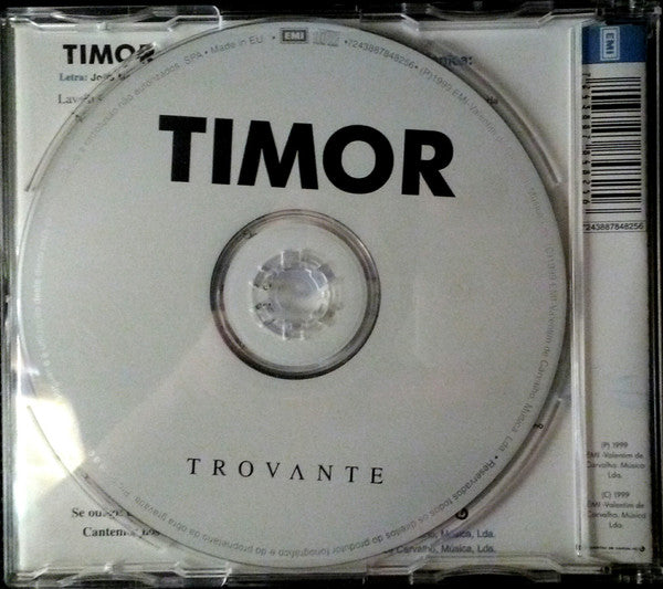 CD SINGLE Trovante – Timor - USADO