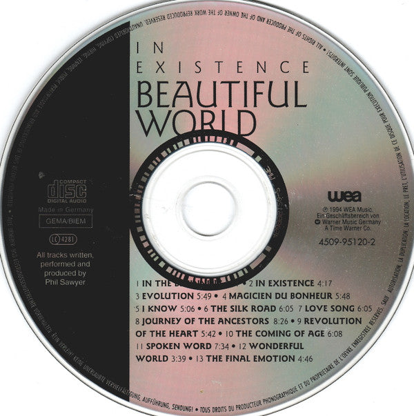 CD Beautiful World ‎– In Existence - USADO