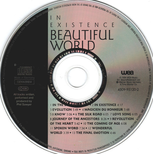 CD Beautiful World ‎– In Existence - USADO