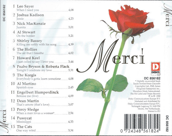 CD Various – Mercí - NOVO