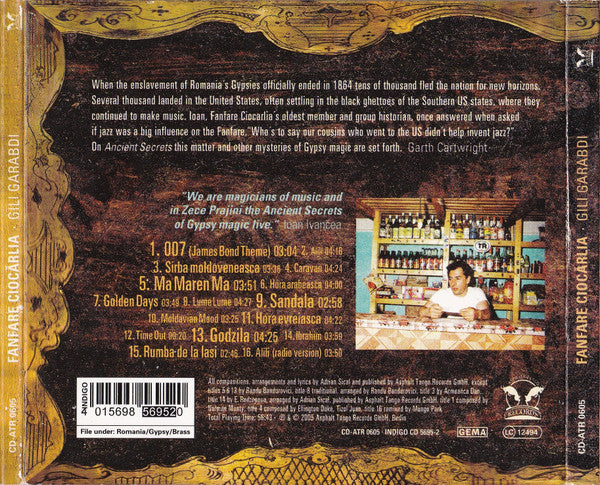 CD Fanfare Ciocărlia – Gili Garabdi - Ancient Secrets Of Gypsy Brass Digipack - USADO