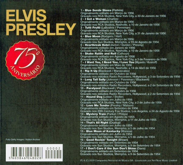 CD Elvis Presley – 75º Aniversário - USADO