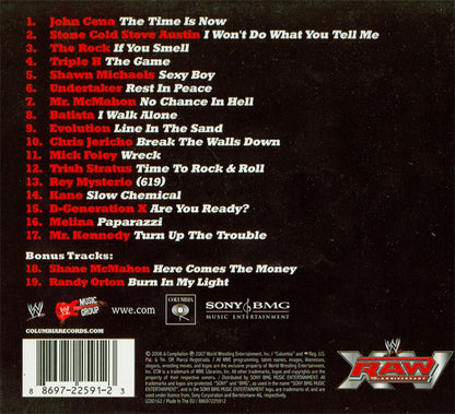 CD Various – WWE Raw Greatest Hits: The Music 15th Anniversary - USADO