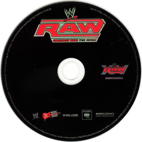 CD Various – WWE Raw Greatest Hits: The Music 15th Anniversary - USADO