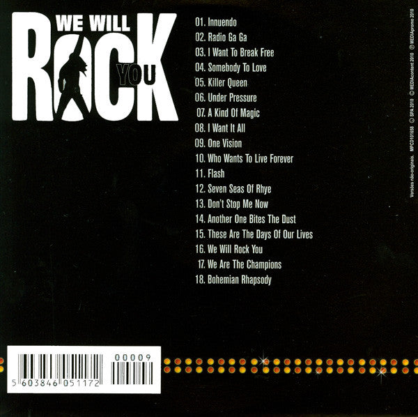 CD West End Orchestra* And Singers* ‎– We Will Rock You - USADO