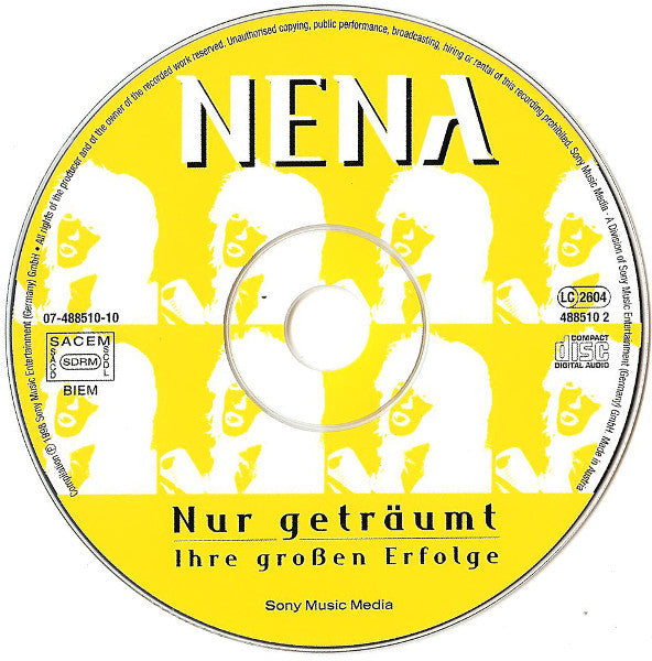 CD Nena – Nur Geträumt - Ihre Größten Erfolge - USADO