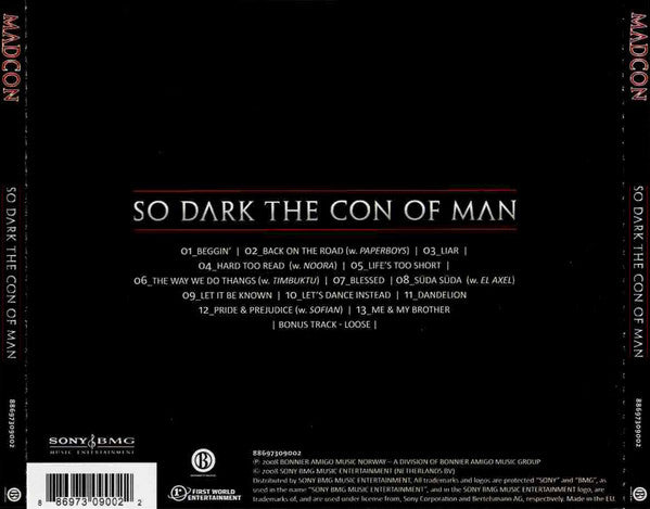 CD Madcon – So Dark The Con Of Man - USADO