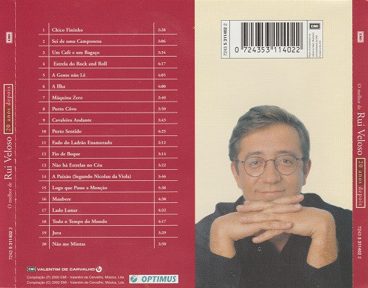 CD Rui Veloso – O Melhor De Rui Veloso 20 Anos Depois - USADO