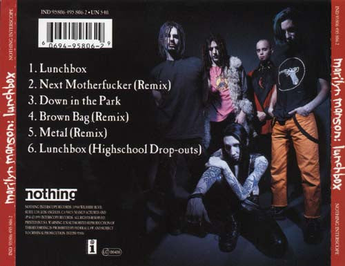 CD Marilyn Manson ‎– Lunchbox - USADO
