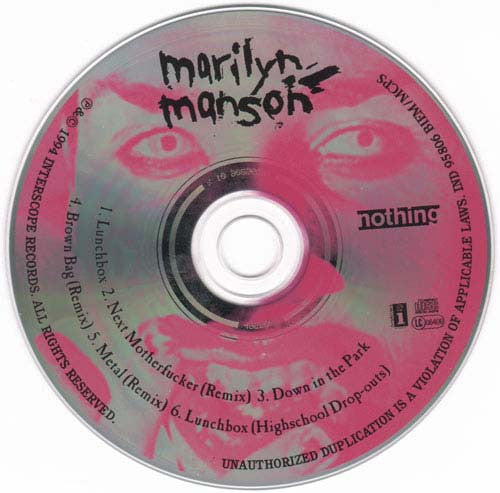 CD Marilyn Manson ‎– Lunchbox - USADO