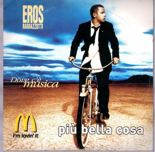 CD Eros Ramazzotti ‎– Più Bella Cosa Mcdonalds - USADO