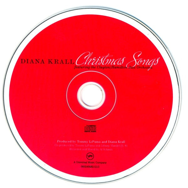 CD Diana Krall Featuring The Clayton-Hamilton Jazz Orchestra – Christmas Songs - USADO