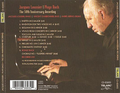 CD Jacques Loussier – Plays Bach The 50th Anniversary Recording - USADO