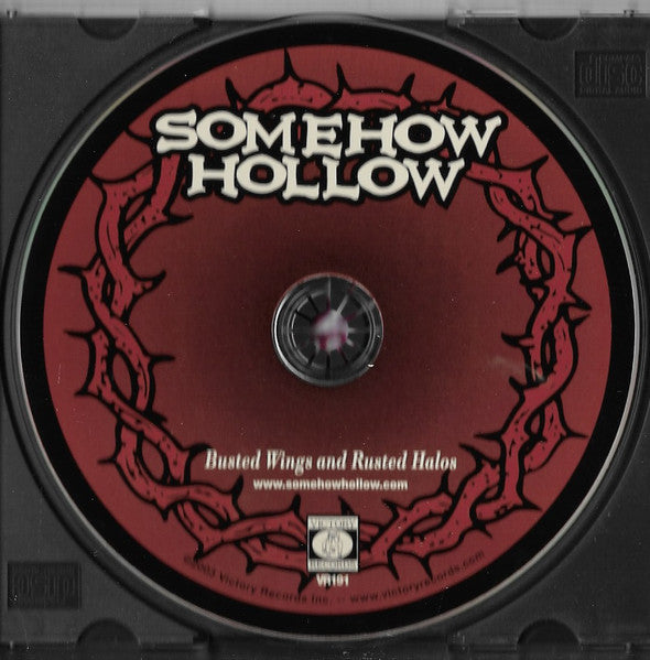 CD Somehow Hollow ‎– Busted Wings And Rusted Halos - NOVO