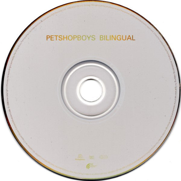 CD Pet Shop Boys ‎– Bilingual - USADO