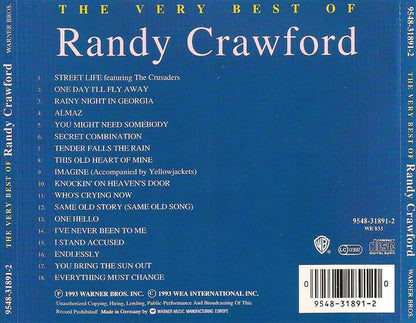 CD Randy Crawford – The Very Best Of Randy Crawford - USADO