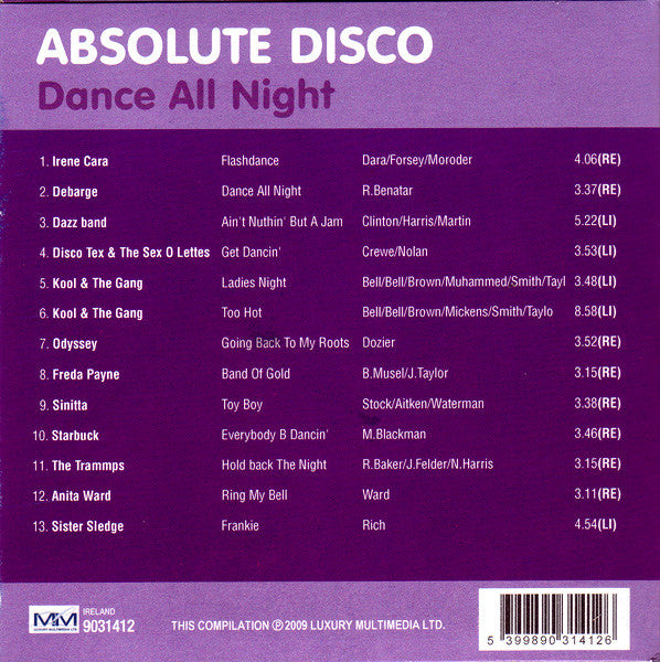 CD Various – Absolute Disco - NOVO
