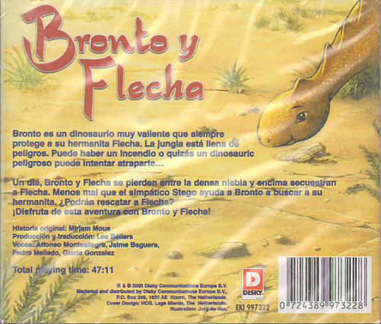 CD Bronto Y Flecha ¡Una Fantástica Historia De Dinosaurios! - NOVO