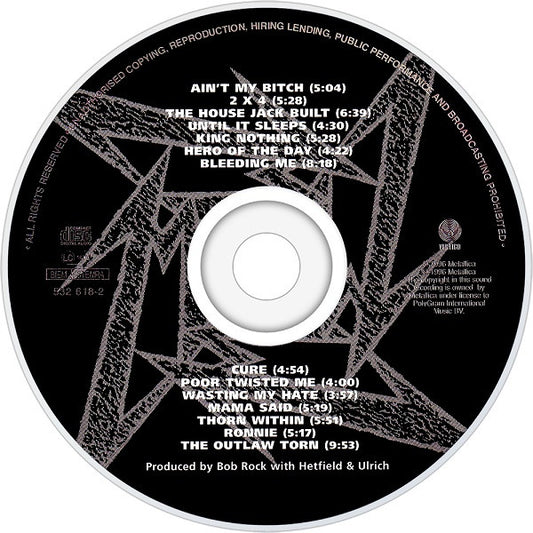 CD Metallica ‎– Load - USADO