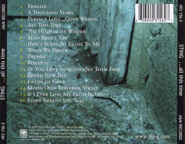 CD Sting ‎– ...All This Time - USADO