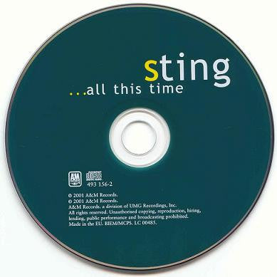 CD Sting ‎– ...All This Time - USADO