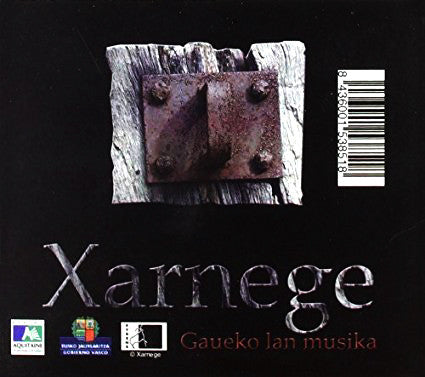 CD Xarnege ‎– Música De Contrabanda Gaueko Lan Musika - NOVO