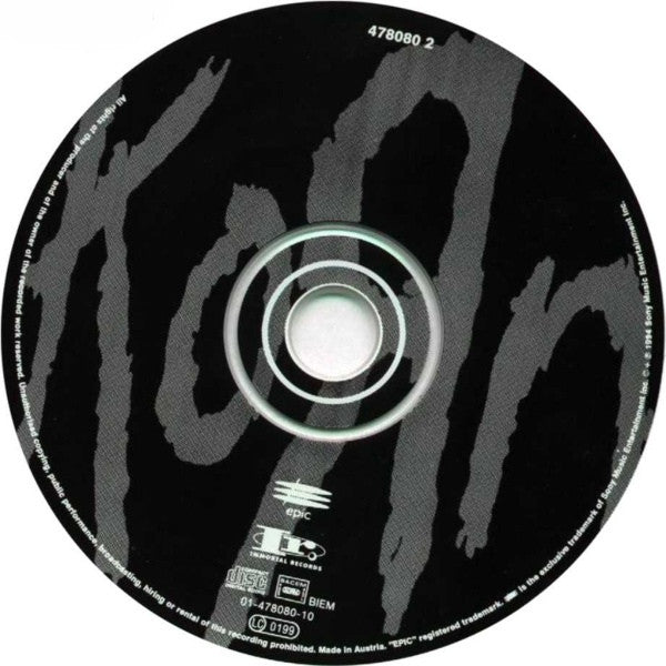 CD Korn ‎– Korn - USADO