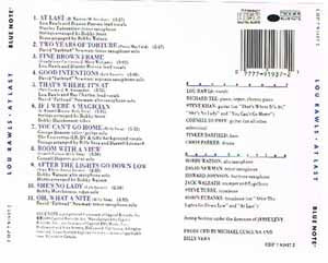 CD Lou Rawls – At Last - USADO