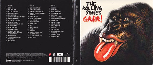 CD The Rolling Stones ‎– Grrr! 3 CDS - USADO