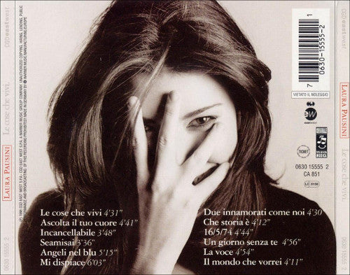 CD Laura Pausini ‎– Le Cose Che Vivi. - USADO