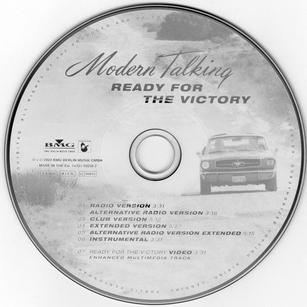 CD Modern Talking – Ready For The Victory - USADO