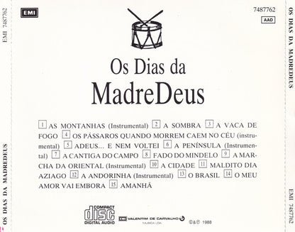 CD Madredeus ‎– Os Dias Da Madredeus - USADO