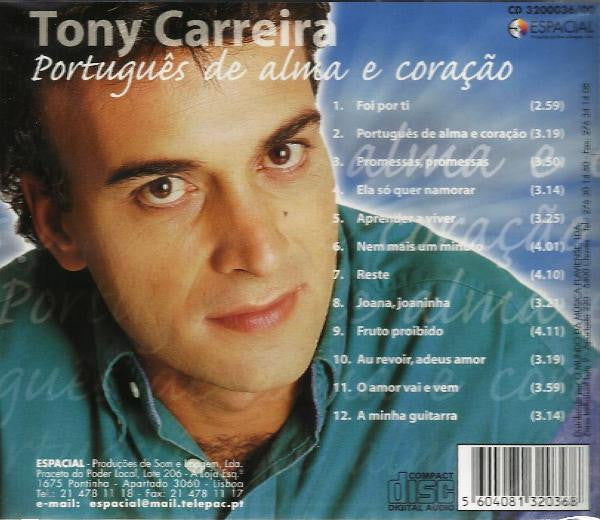 CD Tony Carreira – Português De Alma E Coração - USADO