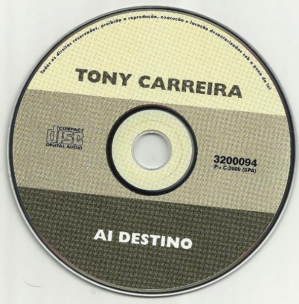 CD Tony Carreira – Ai Destino - USADO