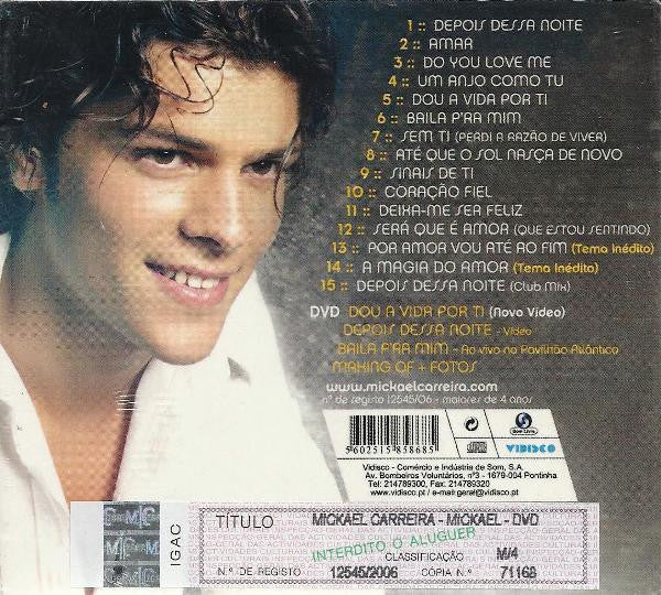 CD + DVD Mickael Carreira – Mickael 2 CDS - USADO