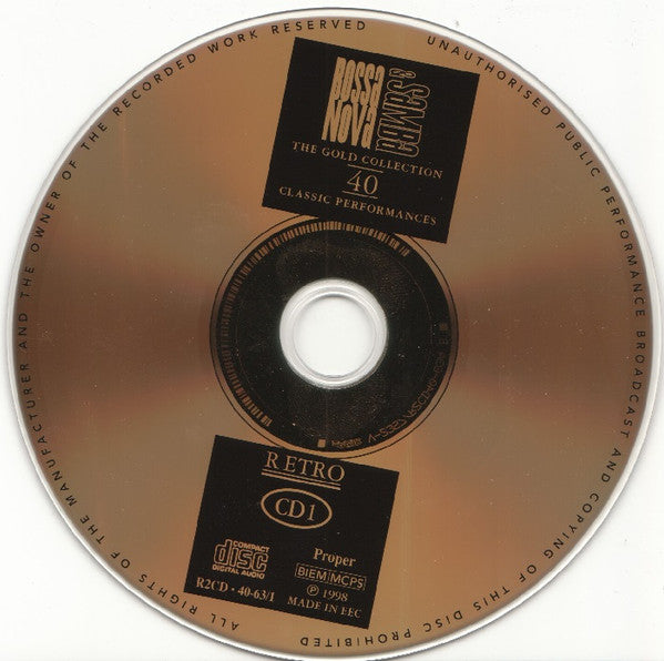 CD Various – Bossa Nova & Samba 2cds - USADO