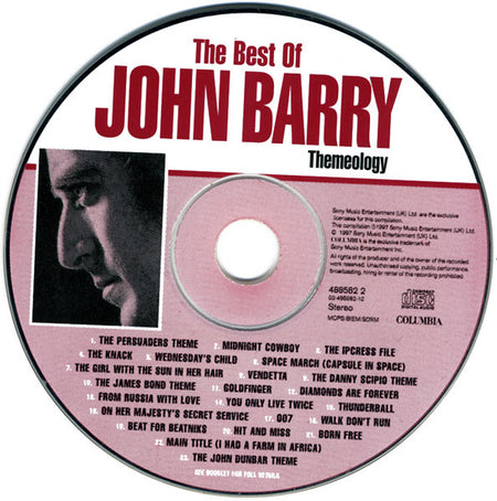 CD John Barry ‎– The Best Of John Barry - Themeology - USADO