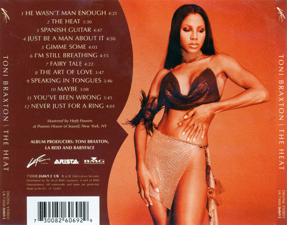 CD Toni Braxton ‎– The Heat - USADO