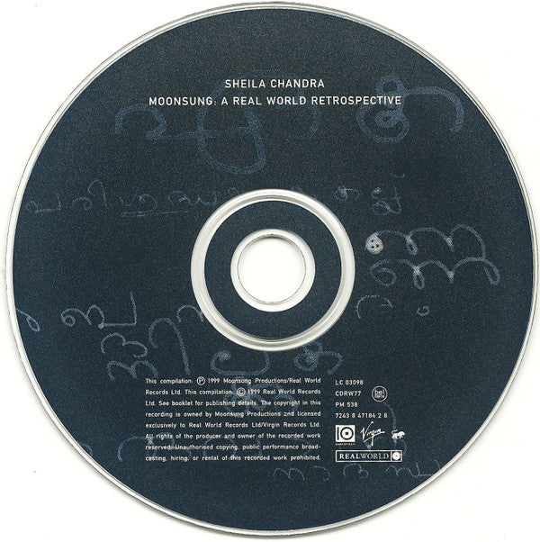 CD Sheila Chandra ‎– Moonsung: A Real World Retrospective - USADO