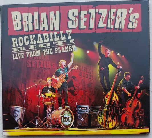 CD Brian Setzer ‎– Rockabilly Riot! Live From The Planet Digipack - USADO