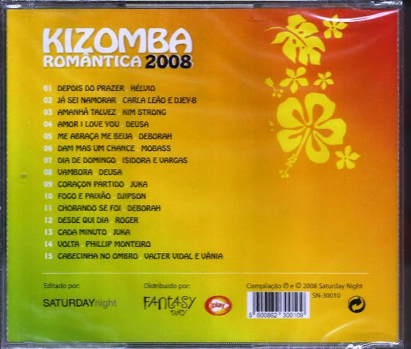CD Various – Kizomba Romântica 2008 - USADO
